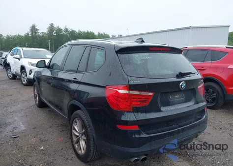 2017 BMW X3 xDrive28I из США, поврежденный, VIN 5UXWX9C35H0W77944